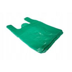 Reklamówka HDPE 25/4/45 14 mq a`100 zielona