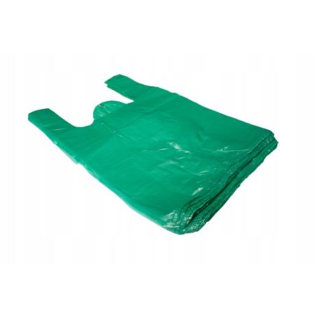 Reklamówka HDPE 25/4/45 14 mq a`100 zielona