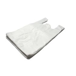 Reklamówka HDPE 25/5/45 Biała 12mq a`100