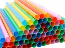Słomka SHAKE KOLOR plastik   9 mm a`250