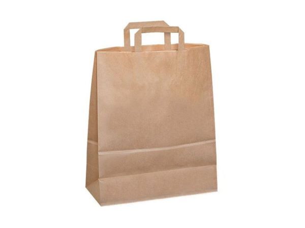 Torba papierowa Brązowa 320/120/410 mm C7 a`200