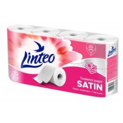 Papier toaletowy LINTEO biały 3-warst. a`8