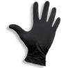 Rękawiczki nitrylowe czarne  L a`100