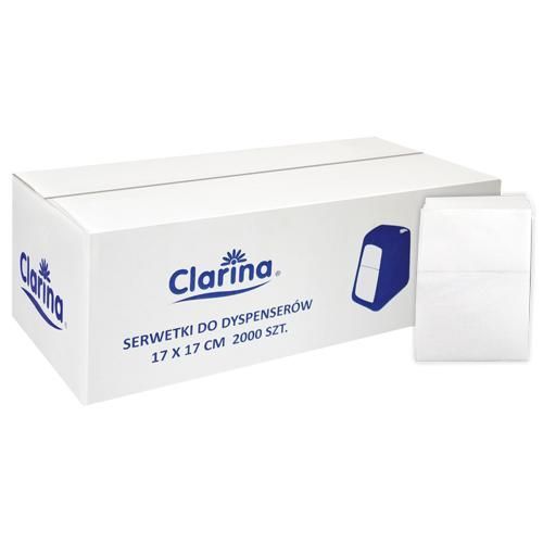 Serwetka CLARINA do dyspenzerów 17 x 17  a`2000