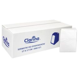 Serwetka CLARINA do dyspenzerów 17 x 17  a`2000
