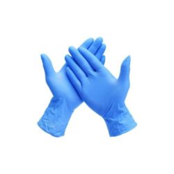 Rękawiczki nitrylowe niebieskie M  a`100
