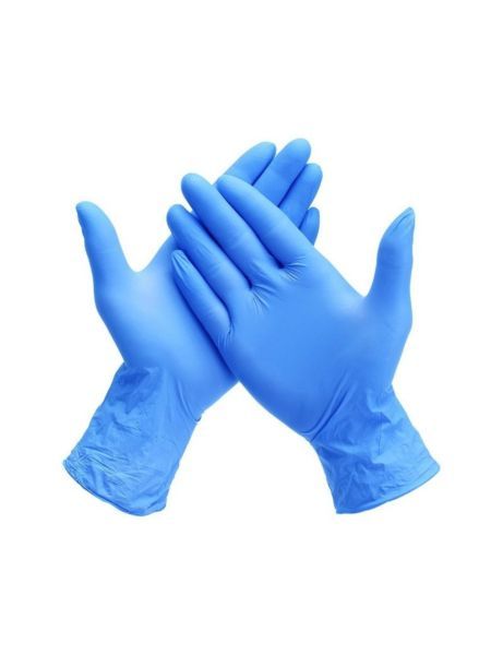 Rękawiczki nitrylowe niebieskie L  a`100