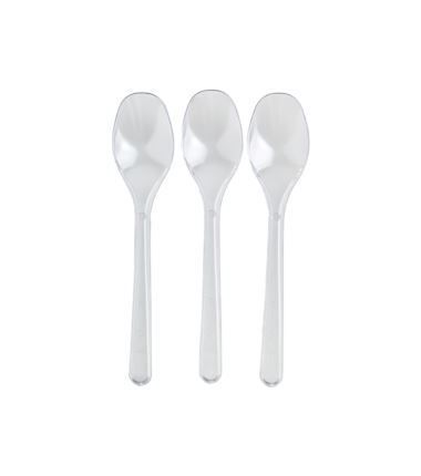 łyżeczka transparentna 12,5 cm  a`50