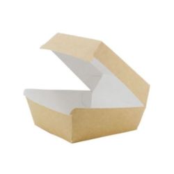 Burger Box BRĄZOWY  XXL 150x150x90 a`100