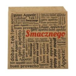 Torebka Hamburger duży 175 x 170 a`200 Smacznego