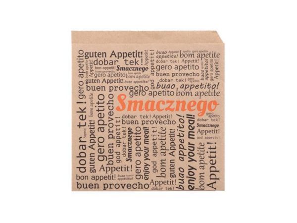 Torebka KEBAB 15 x 16  a`200 Smacznego