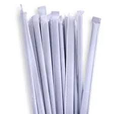 Słomka Shake KRAFT papierowa w papierku 8mm a`200