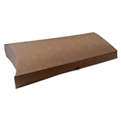 Pudełko wrap/tortilla brąz-biała 80x32x200mm a`100