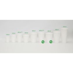 Kubek 0,25L coffe to go papierowy  biały a`100 O