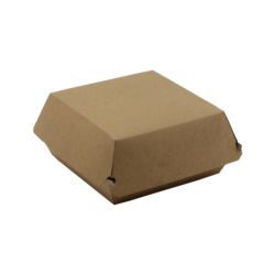 Burger Box BRĄZOWY  XL   115x115x75 a`50