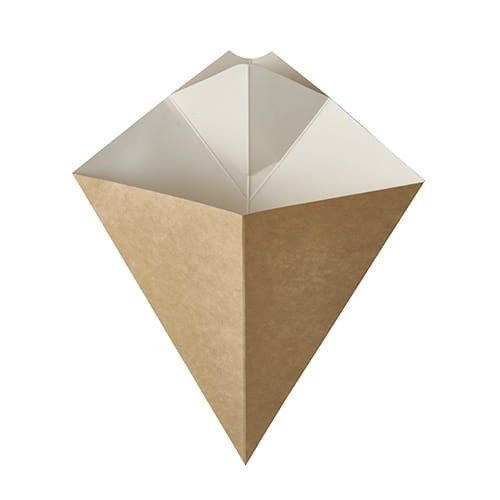 Rożek frytka z sosjerką 100 ml 19,5x16,5 cm a`50