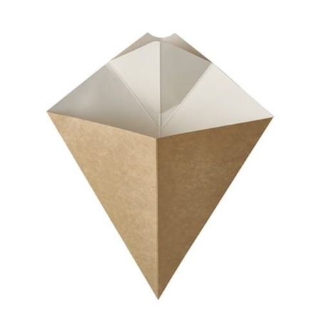 Rożek frytka z sosjerką 100 ml 19,5x16,5 cm a`50