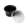 Pokrywka PP do sos. CZARNA 50ml 7100C  a`100