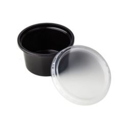 Pokrywka PP do sos. CZARNA 50ml 7100C  a`100